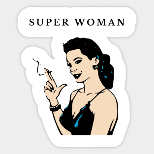 Super woman Sticker